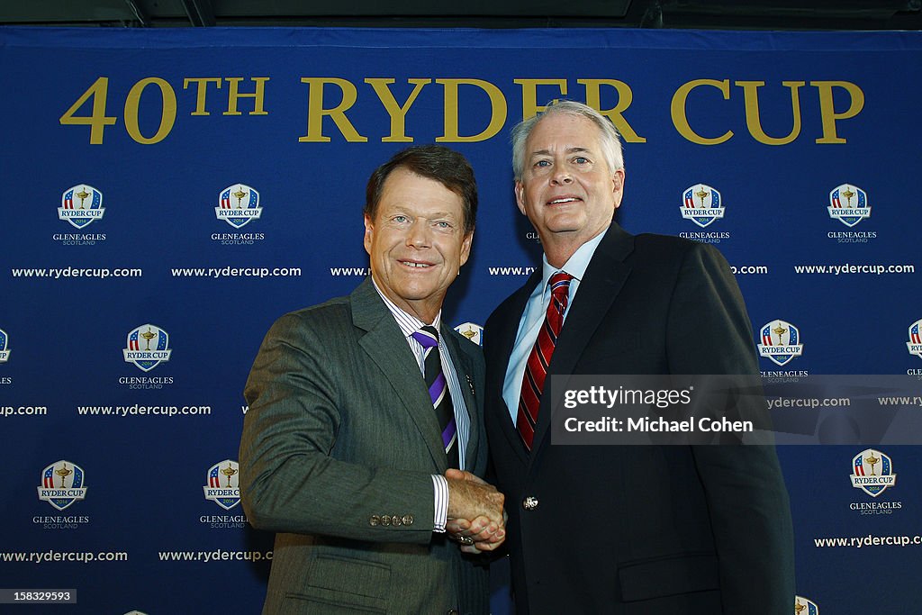 2014 U.S. Ryder Cup Captains News Conference