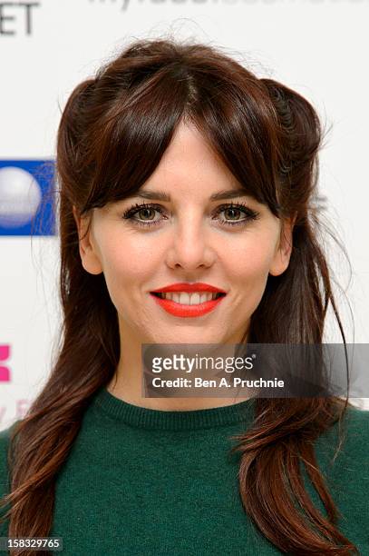 Ophelia Lovibond attends the English National Ballets Christmas Party at St Martins Lane Hotel on December 13, 2012 in London, England.