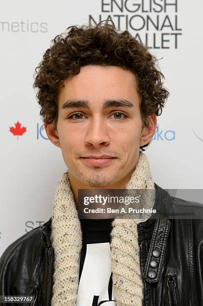 Robert Sheehan attends the English National Ballets Christmas Party at St Martins Lane Hotel on December 13, 2012 in London, England.