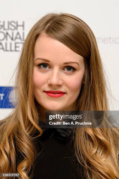 Cara Theobold attends the English National Ballets Christmas Party at St Martins Lane Hotel on December 13, 2012 in London, England.