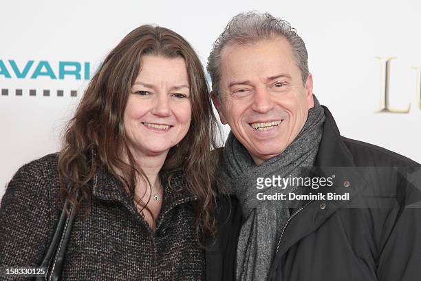 Doris Sigl and Guenther Sigl attend Ludwig II - Germany Premiere at Mathaeser Filmpalast on December 13, 2012 in Munich, Germany.