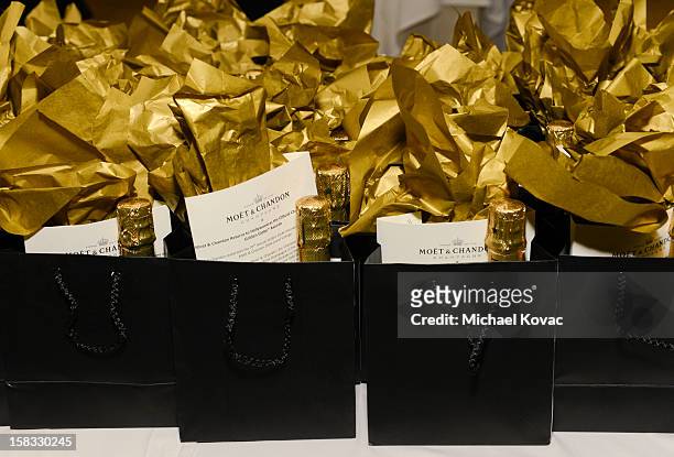 General view of atmosphere at the 70th Annual Golden Globe Nominations with Moet & Chandon at the The Beverly Hilton on December 13, 2012 in Los...