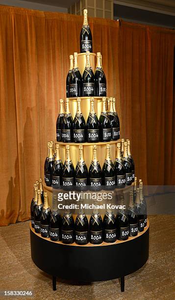 General view of atmosphere at the 70th Annual Golden Globe Nominations with Moet & Chandon at the The Beverly Hilton on December 13, 2012 in Los...