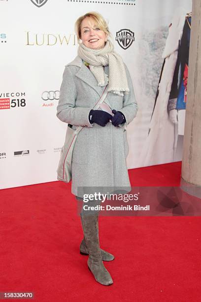 Gisela Schneeberger attends Ludwig II - Germany Premiere at Mathaeser Filmpalast on December 13, 2012 in Munich, Germany.