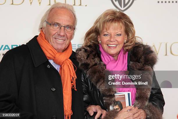 Guenther Steinberg and his wife Margot Steinberg attends Ludwig II - Germany Premiere at Mathaeser Filmpalast on December 13, 2012 in Munich, Germany.