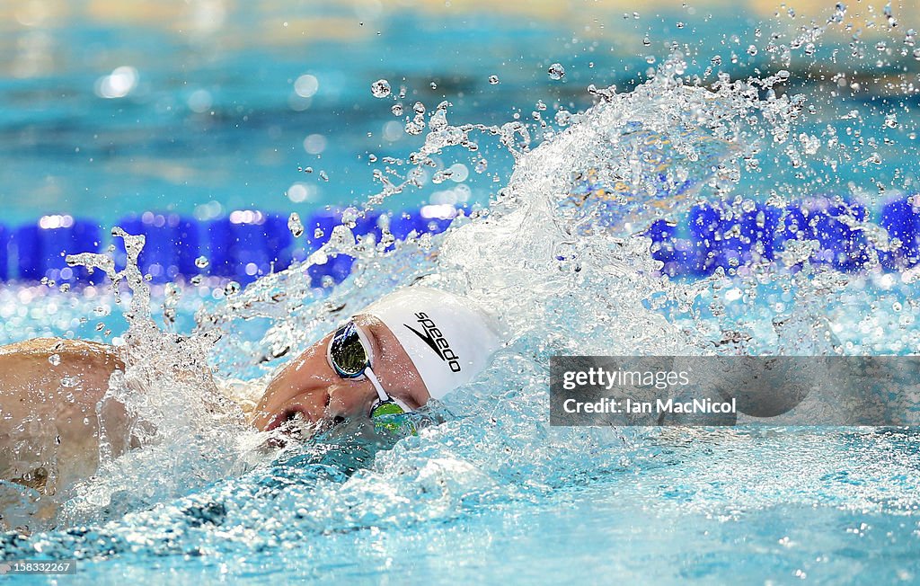 11th FINA World Swimming Championships (25m) - Day Two