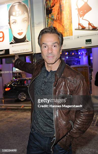 Actor Hannes Jaenicke attends the BMW Adventskalender opening at the BMW Pavillion on December 13, 2012 in Munich, Germany.