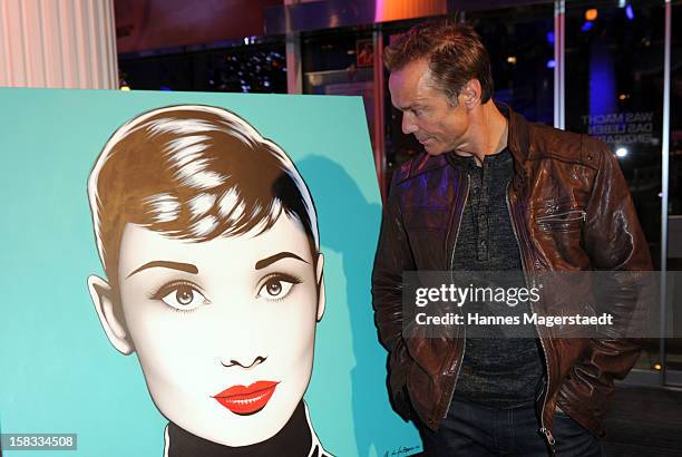 Actor Hannes Jaenicke attends the BMW Adventskalender opening at the BMW Pavillion on December 13, 2012 in Munich, Germany.