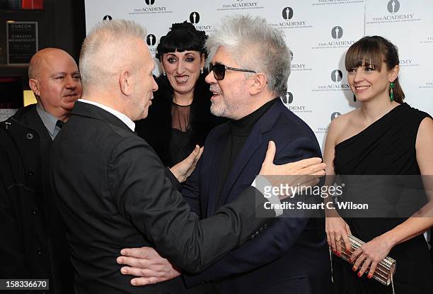 Agustin Almodovar, Jean-Paul Gaultier, Rossy De Palma, Pedro Almodovar and Leonor Watling attend as The Academy of Motion Picture Arts and Sciences...