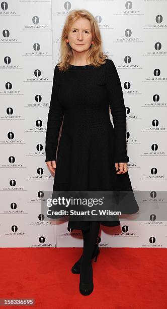 Sally Potter attends as The Academy of Motion Picture Arts and Sciences honours director Pedro Almodovar at Curzon Soho on December 13, 2012 in...