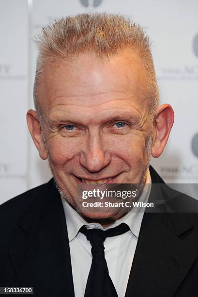 Jean-Paul Gaultier attends as The Academy of Motion Picture Arts and Sciences honours director Pedro Almodovar at Curzon Soho on December 13, 2012 in...