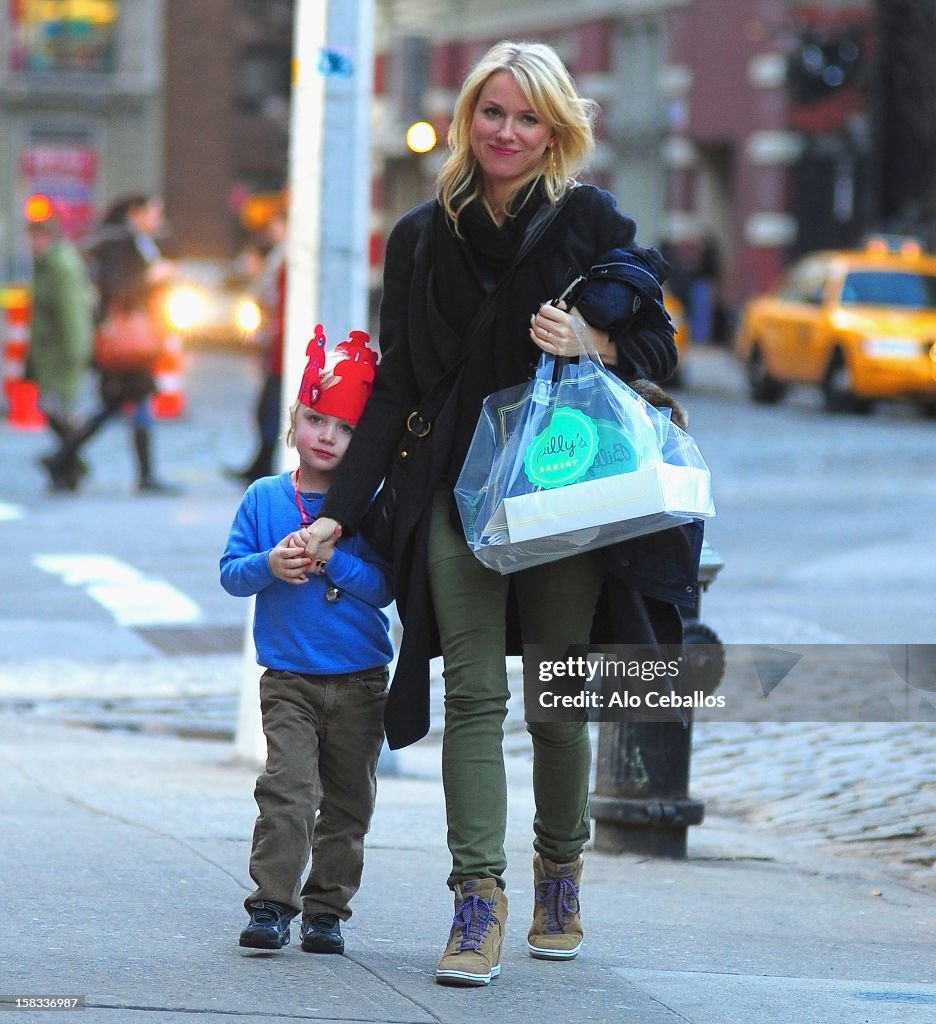 Celebrity Sightings In New York City - December 13, 2012