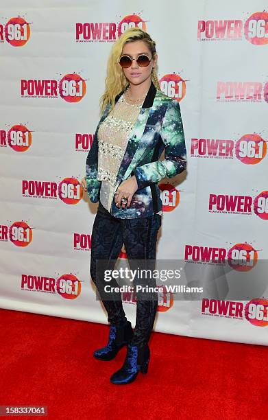 Ke$ha attends Power 96.1's Jingle Ball 2012 at Phillips Arena on December 12, 2012 in Atlanta, Georgia.