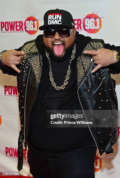 Jazzy Pha attends Power 96.1's Jingle Ball 2012 at Phillips Arena on December 12, 2012 in Atlanta, Georgia.