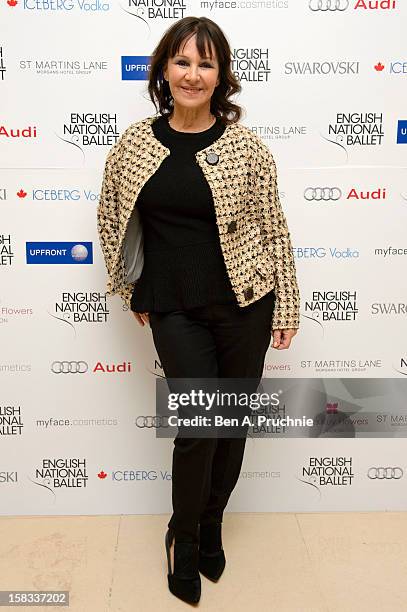Arlene Phillips attends the English National Ballets Christmas Party at St Martins Lane Hotel on December 13, 2012 in London, England.