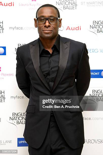 David Harewood attends the English National Ballets Christmas Party at St Martins Lane Hotel on December 13, 2012 in London, England.