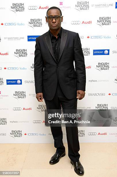 David Harewood attends the English National Ballets Christmas Party at St Martins Lane Hotel on December 13, 2012 in London, England.