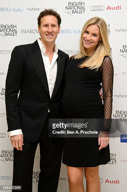 Zoe Cole and Brendan Cole attends the English National Ballets Christmas Party at St Martins Lane Hotel on December 13, 2012 in London, England.
