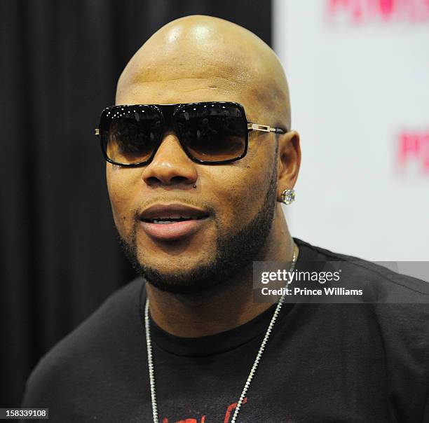 Flo Rida attends Power 96.1's Jingle Ball 2012 at Phillips Arena on December 12, 2012 in Atlanta, Georgia.