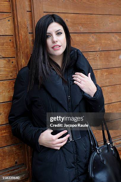 Jennifer Mischiati attends the 22th Courmayeur Noir In Festival on December 13, 2012 in Courmayeur, Italy.