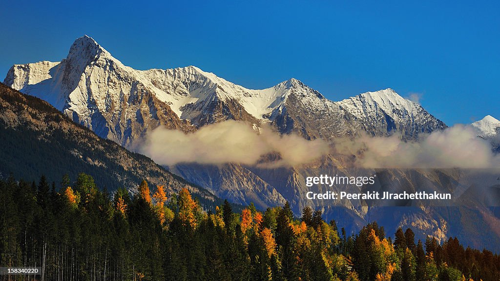 Rocky mountain range