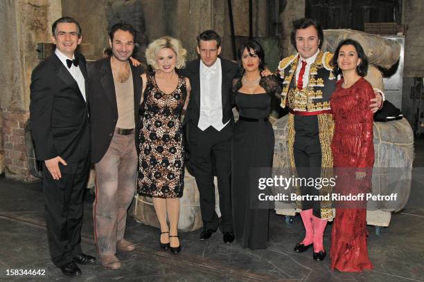 Mexico's Ambassador to the OECD Agustin Garcia Lopez, Austrian tenor Nikolai Schukoff, Italian mezzo-soprano Anna Caterina Antonacci, conductor...