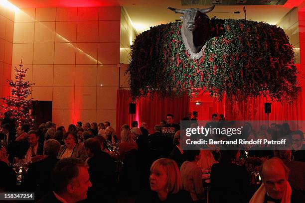 View of atmosphere of the Arop Gala event for Carmen new production launch at Opera Bastille on December 13, 2012 in Paris, France.