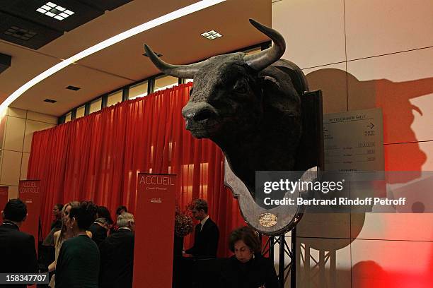 View of atmosphere of the Arop Gala event for Carmen new production launch at Opera Bastille on December 13, 2012 in Paris, France.