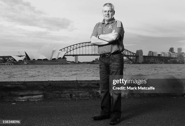 Warren Gatland, Head Coach of The British & Irish Lions, visits Sydney with HSBC, Principal Partner of The British & Irish Lions at Mrs Macquarie's...