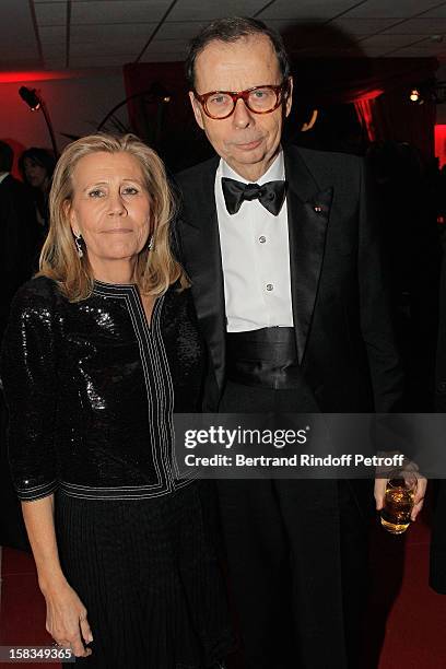 Louis Schweitzer and his wife attend the Arop Gala event for Carmen new production launch at Opera Bastille on December 13, 2012 in Paris, France.