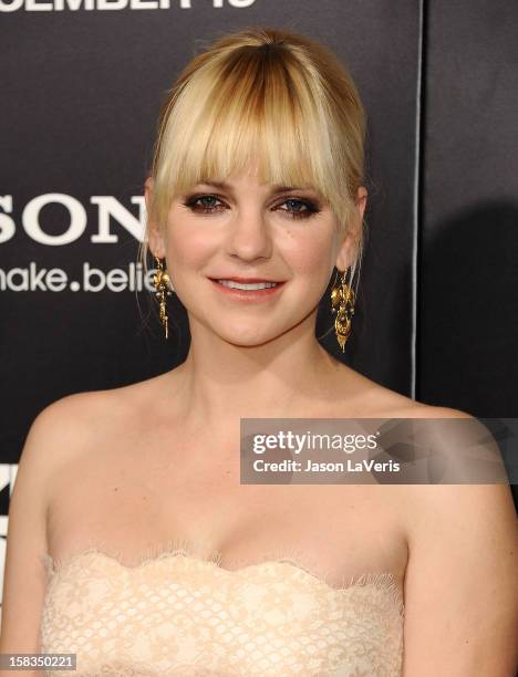 Actress Anna Faris attends the premiere of "Zero Dark Thirty" at the Dolby Theatre on December 10, 2012 in Hollywood, California.