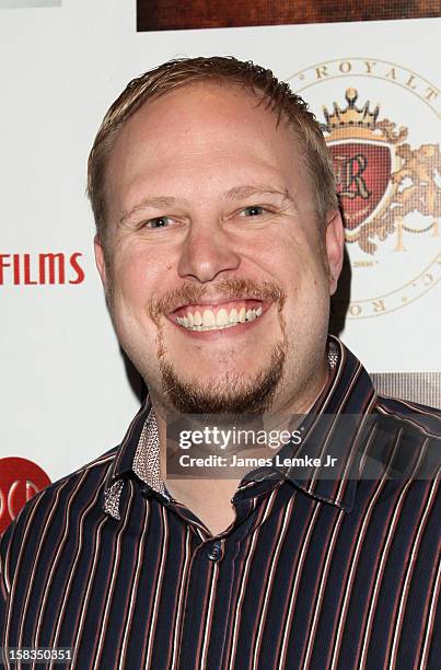 Donovan Kosters attends the Los Angeles Screening "Guns, Girls & Gambling" held at the Laemlle NoHo 7 on December 13, 2012 in North Hollywood,...