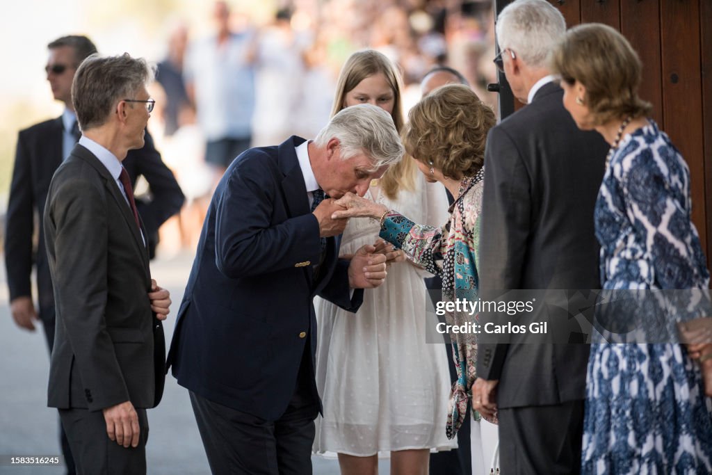 Queen Sofia Attends A Commemorative Event For the Death Anniversary Of The King Baudouin of Belgium