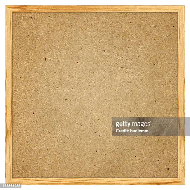 blank corkboard textured (clipping path) isolated on white background - a blank slate stock pictures, royalty-free photos & images
