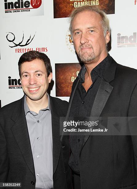 Michael Winnick and Henry Boger attend the Los Angeles Screening "Guns, Girls & Gambling" held at the Laemlle NoHo 7 on December 13, 2012 in North...