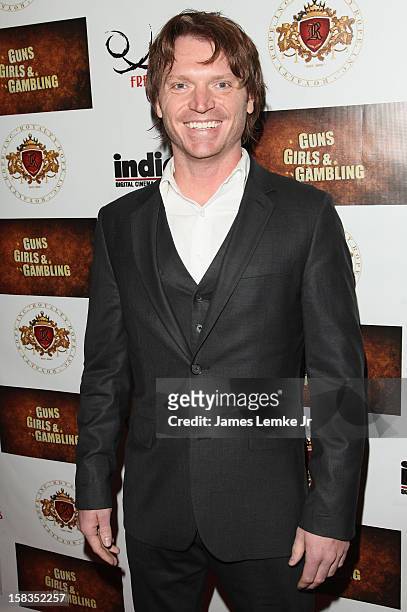 Danny James attends the Los Angeles Screening "Guns, Girls & Gambling" held at the Laemlle NoHo 7 on December 13, 2012 in North Hollywood, California.