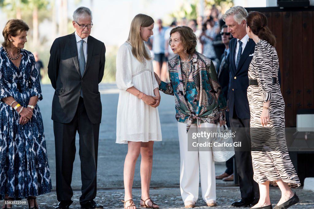 Queen Sofia Attends A Commemorative Event For the Death Anniversary Of The King Baudouin of Belgium