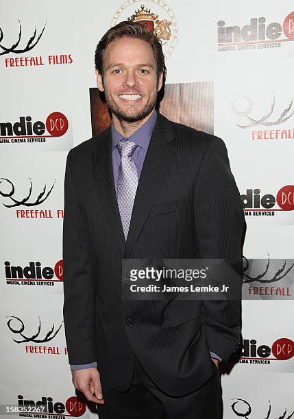 Lawrence Dwyer attends the Los Angeles Screening "Guns, Girls & Gambling" held at the Laemlle NoHo 7 on December 13, 2012 in North Hollywood,...