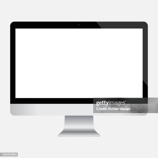 Computer Screen Noble Computer Desktop Computer Screen Mockups High Res Vector Graphics - Getty Images