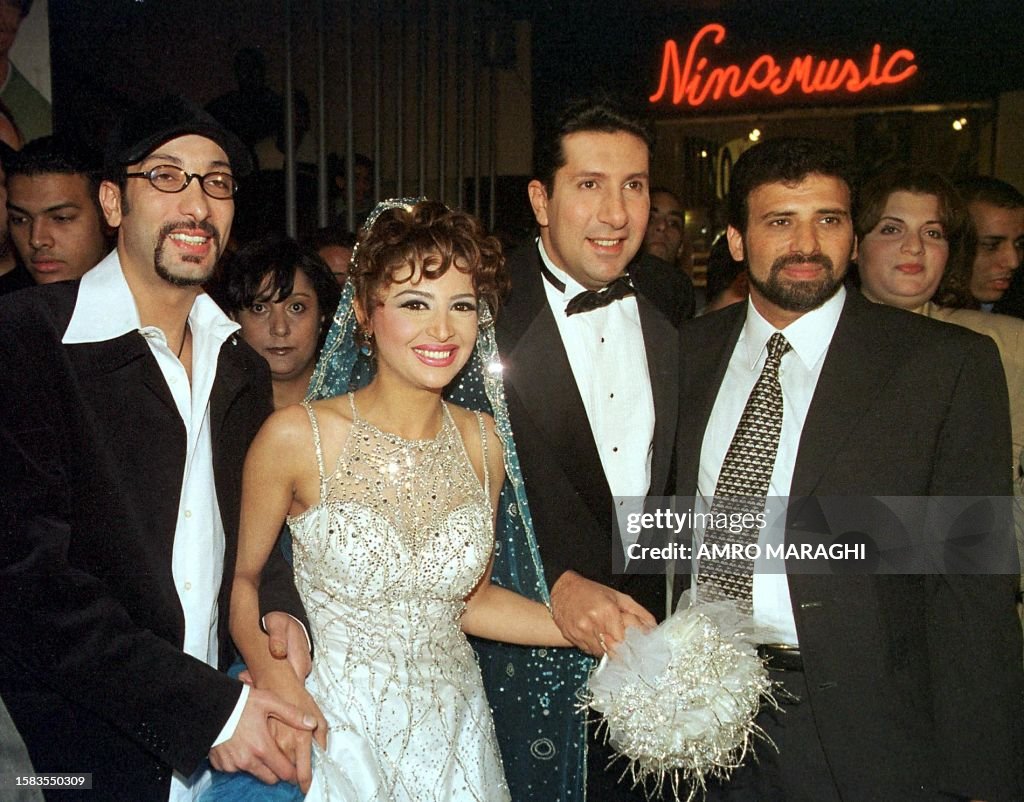 Egyptian director Khaled Khattab, actor Hani Ramzi, actress Hanan ...