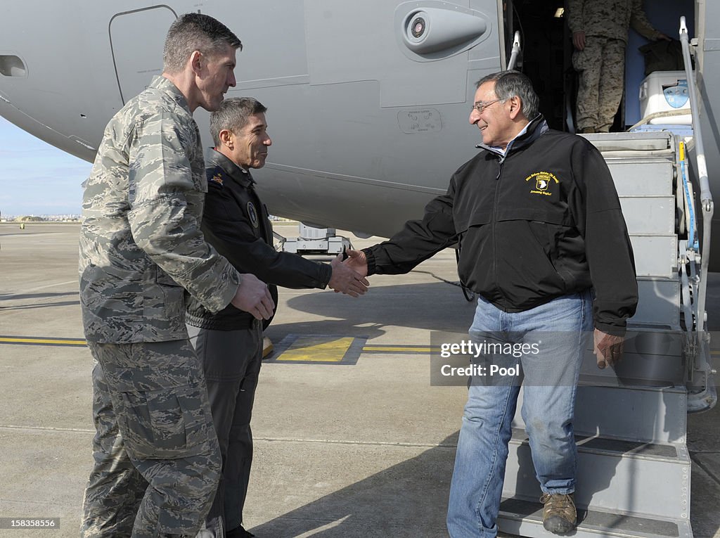 U.S. Defense Secretary Panetta Visits Afghanistan