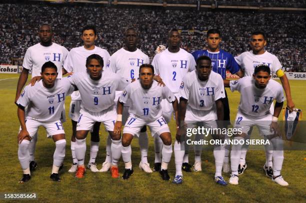Honduras national team : Jerry Palacios, Mauricio Sabillon, Henry Thomas, Erick Norales, Neol Valladares and Amado Guevara. ; Ramon Nunez, Carlos...