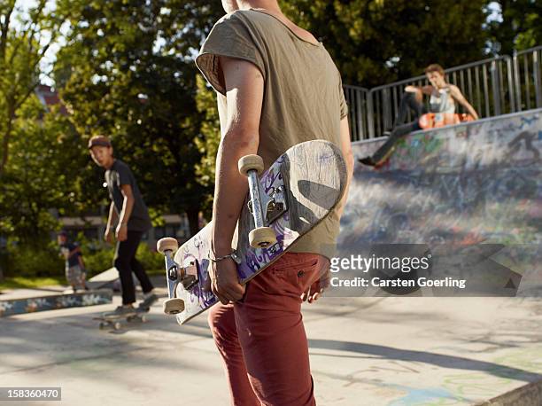 skater - skateboarding half pipe stock pictures, royalty-free photos & images