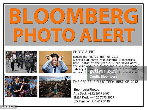 Series of photo highlighting Bloomberg's Best Photos of the year 2012 has moved across the wire and is also available via the photo library. Please...