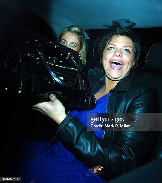 Jade Goody is seen on November 11, 2007 in London, England.