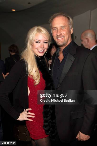 Producers Courtney Brin and Henry Boger attend "Guns, Girls & Gambling" - Los Angeles Screening - After Party at Lure on December 13, 2012 in...