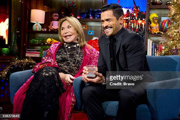 Pictured : Mama Elsa and Mark Consuelos -- Photo by: Charles Sykes/Bravo/NBCU Photo Bank via Getty Images