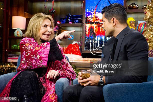 Pictured : Elsa Patton and Mark Consuelos -- Photo by: Charles Sykes/Bravo/NBCU Photo Bank via Getty Images