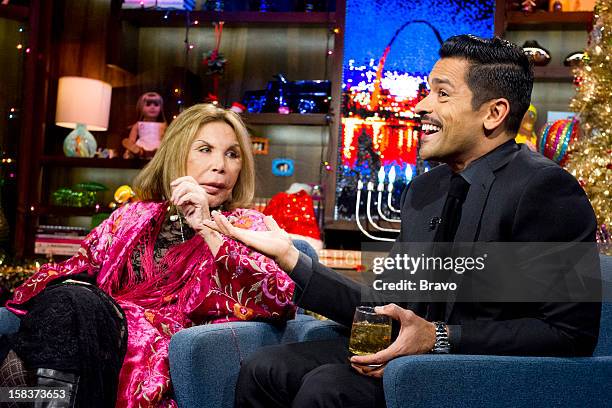 Pictured : Elsa Patton and Mark Consuelos -- Photo by: Charles Sykes/Bravo/NBCU Photo Bank via Getty Images