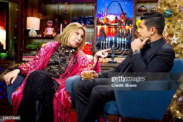 Pictured : Elsa Patton and Mark Consuelos -- Photo by: Charles Sykes/Bravo/NBCU Photo Bank via Getty Images